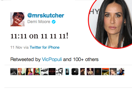 Demi Moore, Twitter Demi Moore, Twitter